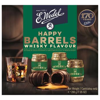 Конфеты Wedel Happy Barrels со вкусом виски 200г - купить, цены на Таврия В - фото 2