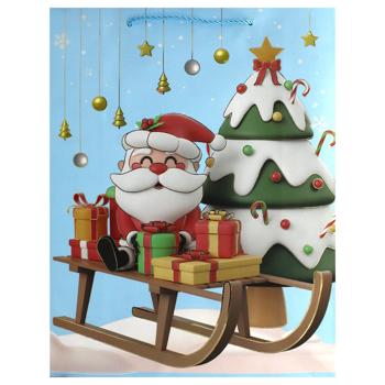 Angel Gifts New Year's Paper Bag 31*40*12cm - buy, prices for MegaMarket - photo 2