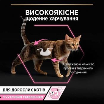 Корм влажный Purina Pro Plan Delicate с индейкой для взрослых кошек с чувствительным пищеварением 85г - купить, цены на MasterZoo - фото 5