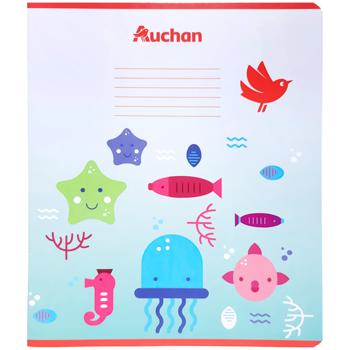 Auchan Notebook in Oblique Line 12 sheets - buy, prices for Auchan - photo 2