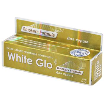 Зубная паста White Glo відбілююча для курців 24г - купити, ціни на Auchan - фото 1