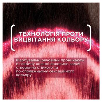 Garnier Color Sensation Cream-color 4.60 Saturated Dark-red - buy, prices for Tavria V - photo 3