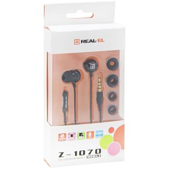 Навушники Real-El Z-1070 Black - купити, ціни на - фото 3