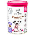 Вологий корм для собак Pet Chef 415 г - індичка