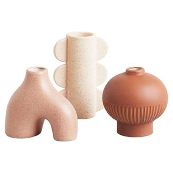 Керамічна міні-текстурована ваза GRONO - купити, ціни на Grono - фото 1