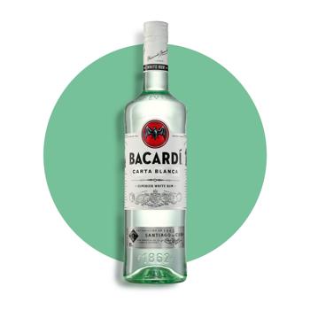 Ром Bacardi Carta Blanca белый 40% 1л - купить, цены на Идеал - фото 2