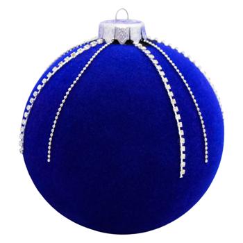 Christmas Ball with Rhinestones 100mm - buy, prices for ULTRAMARKET - photo 4