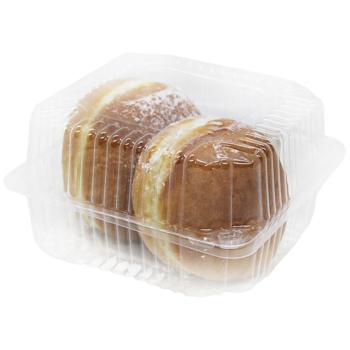 Auchan Donut with Forest Berry Filling 70g 2pcs - buy, prices for Auchan - photo 1