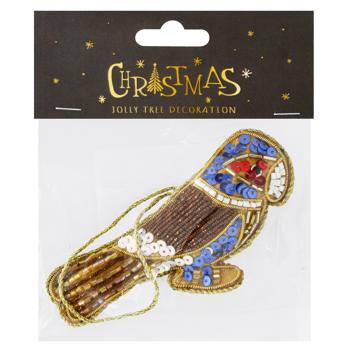 Прикраса ялинкова Koopman з бісеру в асортименті - купити, ціни на NOVUS - фото 3