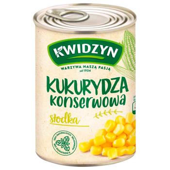 Кукурудза консервована Kwidzyn 400г - купити, ціни на ULTRAMARKET - фото 1