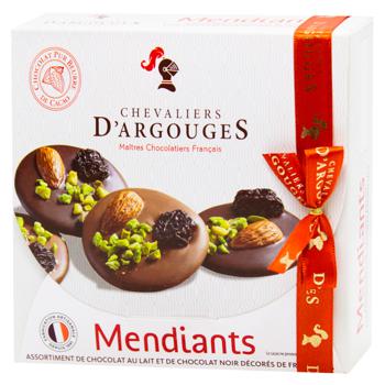 Chevaliers d'Argouges Mendiants Assorted Chocolate Candies 110g