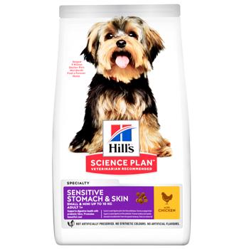 Hill’s Science Plan Dry Food with Chicken for Small Breed Dogs with Sensitive Digestion and Skin 3kg - buy, prices for MasterZoo - photo 1