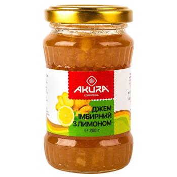 Akura With Lemon Ginger Jam 200g - buy, prices for Epicentr FOOD - photo 1