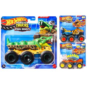 Машинка-внедорожник игрушечная Hot Wheels Monster Trucks Супер-тягач в ассортименте - купить, цены на METRO - фото 1