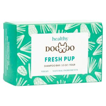 Шампунь-мило для собак HealthyDoggo Fresh Pup 110 г - смерека - купить, цены на MasterZoo - фото 1