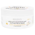 Крем для обличчя та шиї Bioton Cosmetics Глибоко зволожує та живить з прополісом SPF 10 100мл
