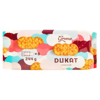 Крекер Grona Dukat 244г - купити, ціни на Епіцентр FOOD - фото 1