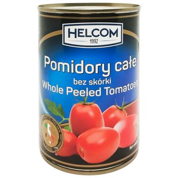 Helcom Whole Peeled Tomatoes in Their Own Juice 425ml