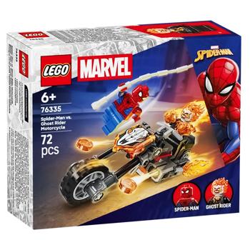 Конструктор Lego Marvel Людина-павук vs Примарний вершник на мотоциклі