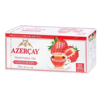 Чай чорний Azercay Полуниця 1,8г*25шт - купити, ціни на NOVUS - фото 1