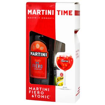 Набір Вермут Мартіні Fiero 0,75 л + Тонік 14,9% - купити, ціни на КОСМОС - фото 1