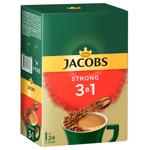 Напій кавовий Jacobs Strong розчинний 3в1 12,9г