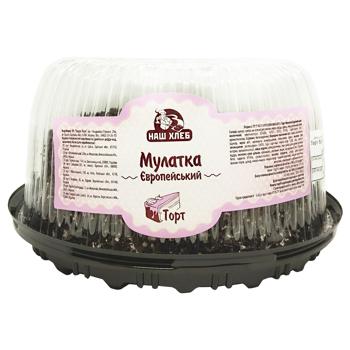 Торт Наш Хлеб Мулатка Европейский - купить, цены на Таврия В - фото 1