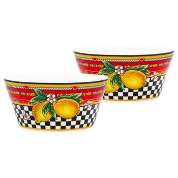 Lefard Dolche Salad Bowls Set 2pcs 14cm