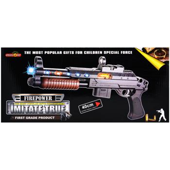 Kimi Black Gun with Light and Sound - buy, prices for Auchan - photo 1