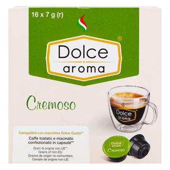 Dolce Aroma Cremoso Latte Coffee Capsule 16pcs - buy, prices for ULTRAMARKET - photo 2