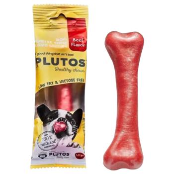 Ласощі для собак кісточка сирна Plutos, розмір L - яловичина - купити, ціни на MasterZoo - фото 2