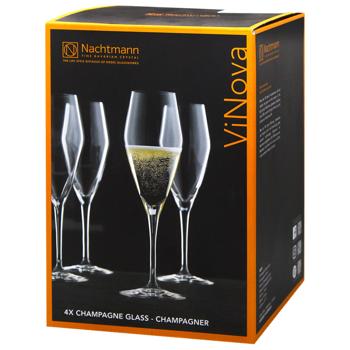 Nachtmann Set of Glasses for Champagne 280ml 4pcs - buy, prices for - photo 2