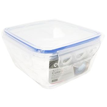 Food Storage Container Square Plastic with Fasteners 280ml - buy, prices for - photo 2