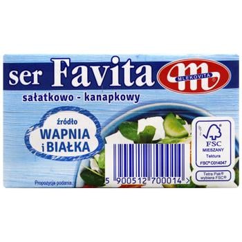 Сир Mlekovita Favita м'який солений 45% 270г - купити, ціни на - фото 3