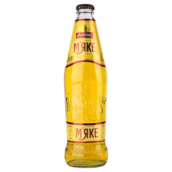 Lvivske Soft Light Filtered Beer 4.2% 0.45l