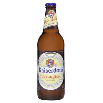 Kaiserdom Hefe-Weißbier light unfiltered beer 4.7 % 0.5l - buy, prices for COSMOS - photo 1