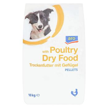 Aro Dogs Dry Food with Poultry 10kg - buy, prices for METRO - photo 1