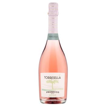 Torresella Prosecco Rose Brut Sparkling Wine 11% 0.75l - buy, prices for COSMOS - photo 1