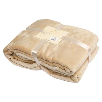 Plaid Yaroslav beige fleece Ukraine - buy, prices for MegaMarket - photo 2