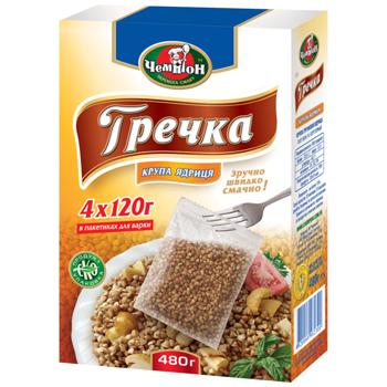 Champion Buckwheat Groats 4pcs*120g - buy, prices for Torba - photo 1