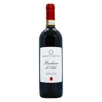 Roberto Sarotto Barbera d'Asti Red Dry Wine 13% 0.75l - buy, prices for Za Raz - photo 1