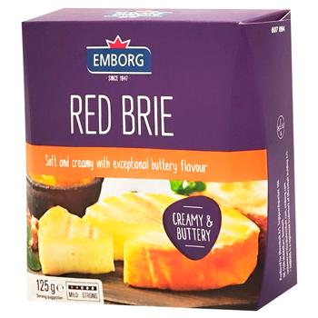 Сир Emborg Red Brie 60% 125г