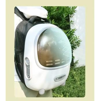 Lapka Backpack Carrier for Cats Up to 8kg 33.5x28x43cm White - buy, prices for - photo 5