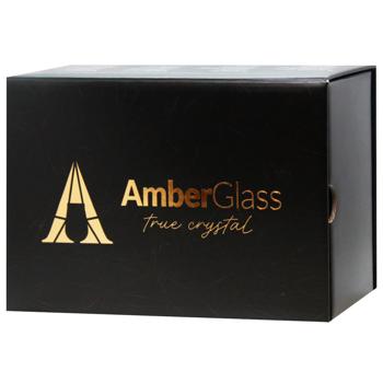 Набір келихів Amber Glass для віскі Crystal Box №1 2 шт*330 мл 1 уп