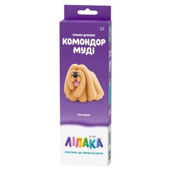 Lipaka Dog-Friends Commander Moody Set of Air-Hardening Plasticine