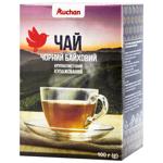 Чай черный Auchan крупнолистовой 100г