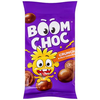 Boom Choc Dragee with Rice Balls in Milk Chocolate 30g - buy, prices for NOVUS - photo 1