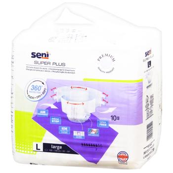 Подгузники для взрослых Seni Super Plus Large 10шт - купить, цены на - фото 2