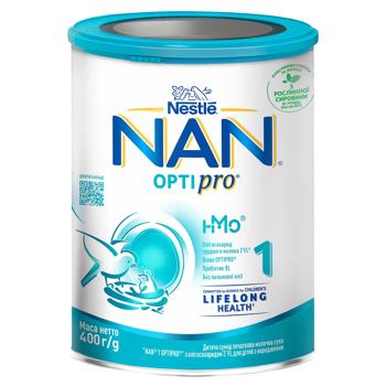 Суміш молочна суха Nestle Nan Optipro 1 з народження 400г