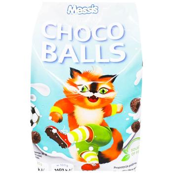 Сніданок сухий Messis Choco Balls Кульки багатозернові з шоколадним смаком 500г - купити, ціни на Епіцентр FOOD - фото 1
